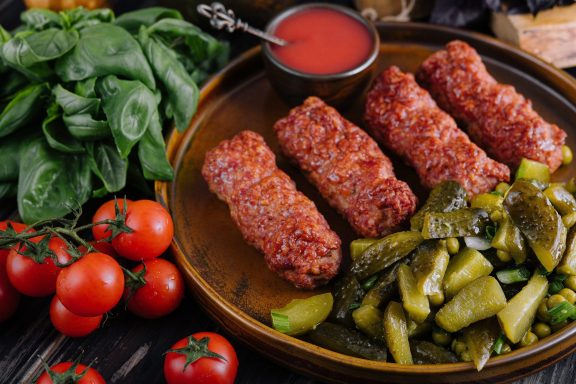 Meat,Rolls,Mititei,Or,Mici,Traditional,Romanian,Food